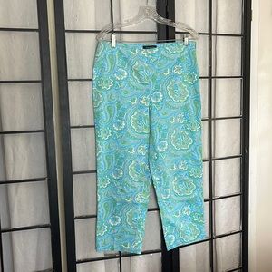 Talbots classic side zip cropped